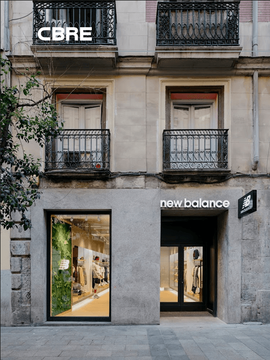 CBRE asesora a New Balance en la ubicación de su nueva tienda en Madrid