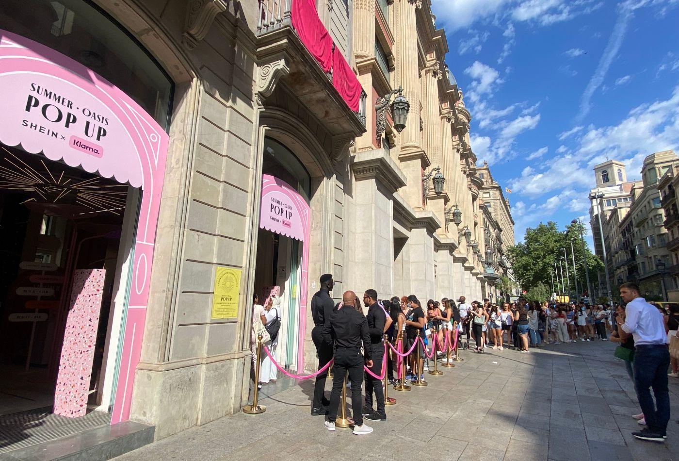 Shein ya cuenta con su pop-up store en Barcelona por tiempo limitado